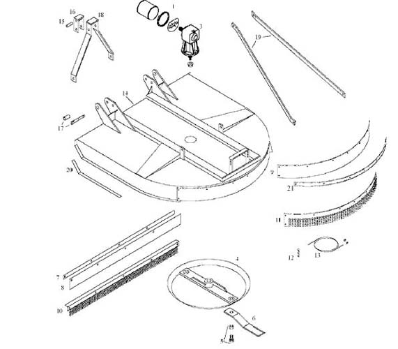 Deck Assembly 400 Series Brown